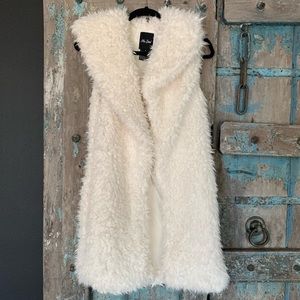 Faux Sherpa vest